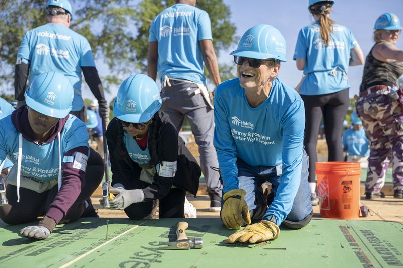 Chip Carter at the Carter Work Project at Langston Park