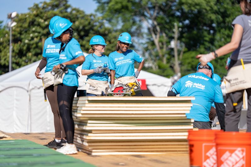 LaToya Tonodeo at the Carter Work Project at Langston Park